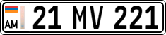 License plate of Armenia, Private owners