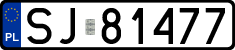 License plates of Poland, Regular car plates