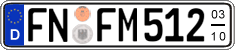 German license plate, Seasonal plates