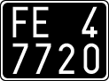 License plate of Italy, Cars (1927 year series)