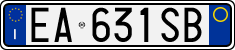 License plate of Italy, Cars (1994 year series)