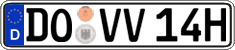 German license plate, Plates for oldtimers (type 