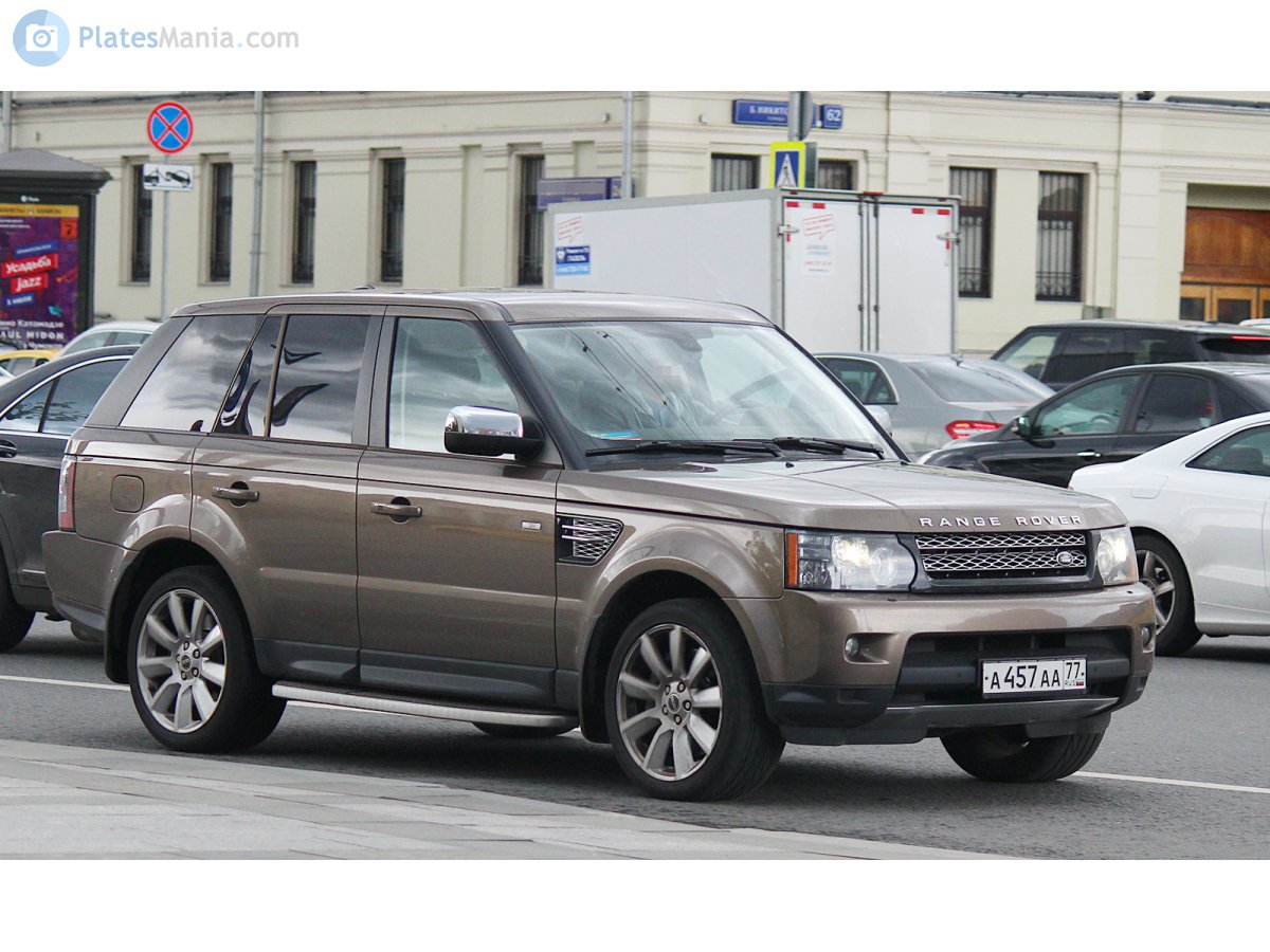 а 457 аа 77, Land Rover Range Rover Sport 1st gen (L320), 2005–2013