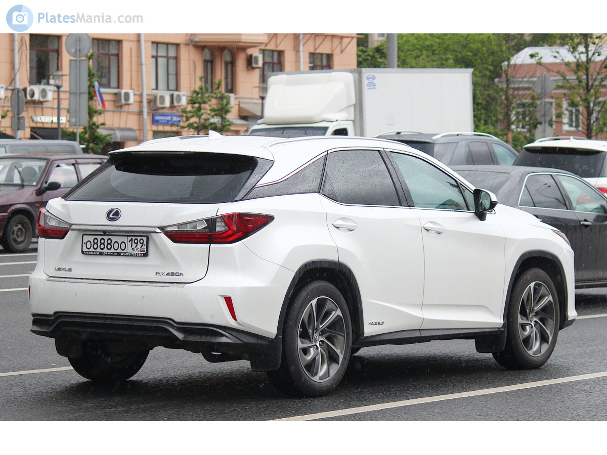 о 888 оо 199, Lexus RX 4th gen (AL20), 2015–2019