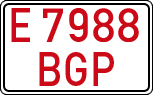 License plates of Spain, Specialty plates