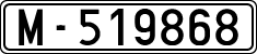 License plates of Spain, 1900 year series