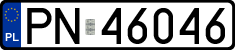 License plates of Poland, Regular car plates