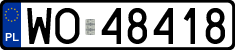 License plates of Poland, Regular car plates