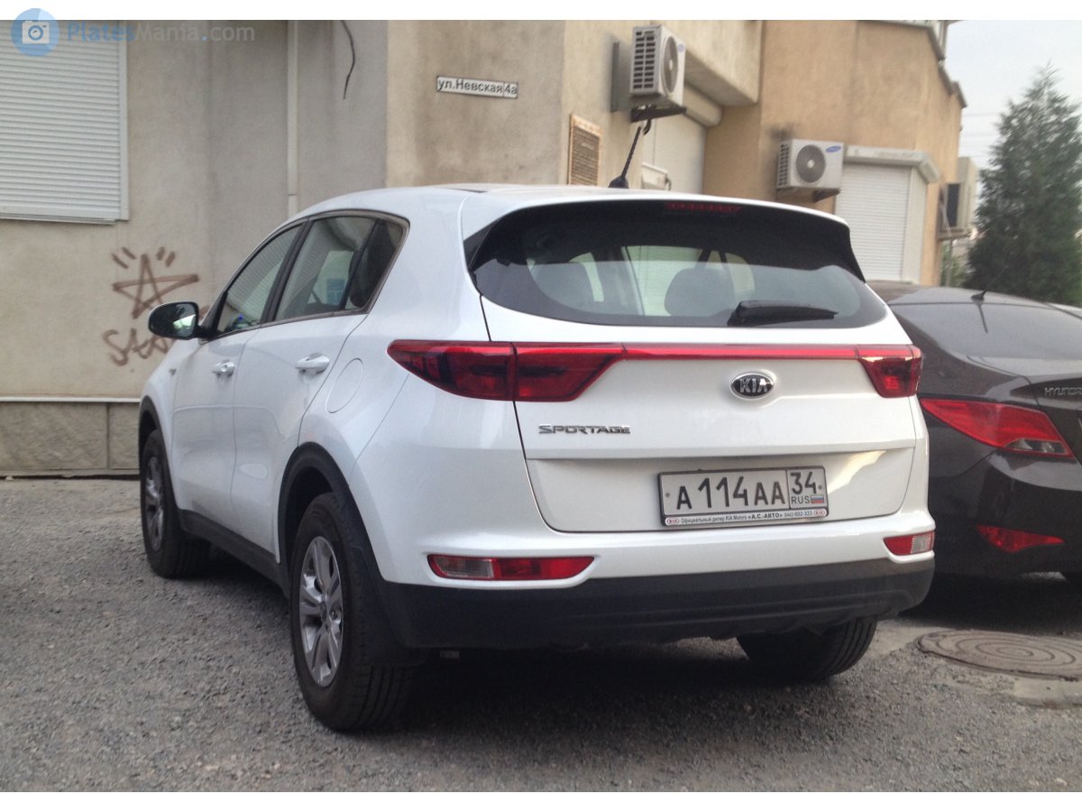 а 114 аа 34, Kia Sportage 