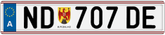 License plate of Austria, Regular plates