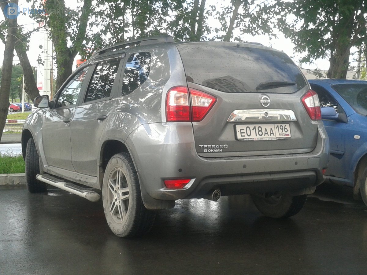 е 018 аа 196, Nissan Terrano 