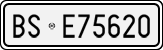 License plate of Italy, Cars (1927 year series)