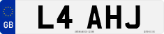 License plate of the United Kingdom, 1983 year system