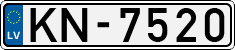License plate of Latvia, Regular car plates