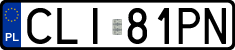 License plates of Poland, Regular car plates