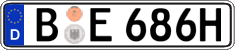 German license plate, Plates for oldtimers (type 
