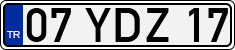 License plate of Turkey, Regular plates