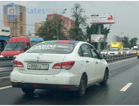 у888ох777, Nissan Almera