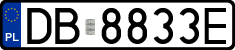 License plates of Poland, Regular car plates