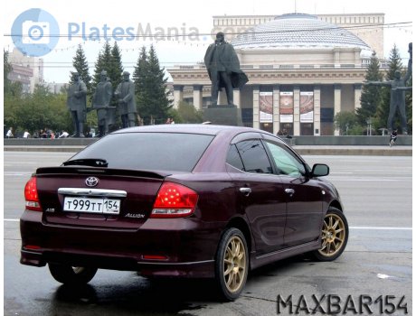 т999тт154, Toyota Allion