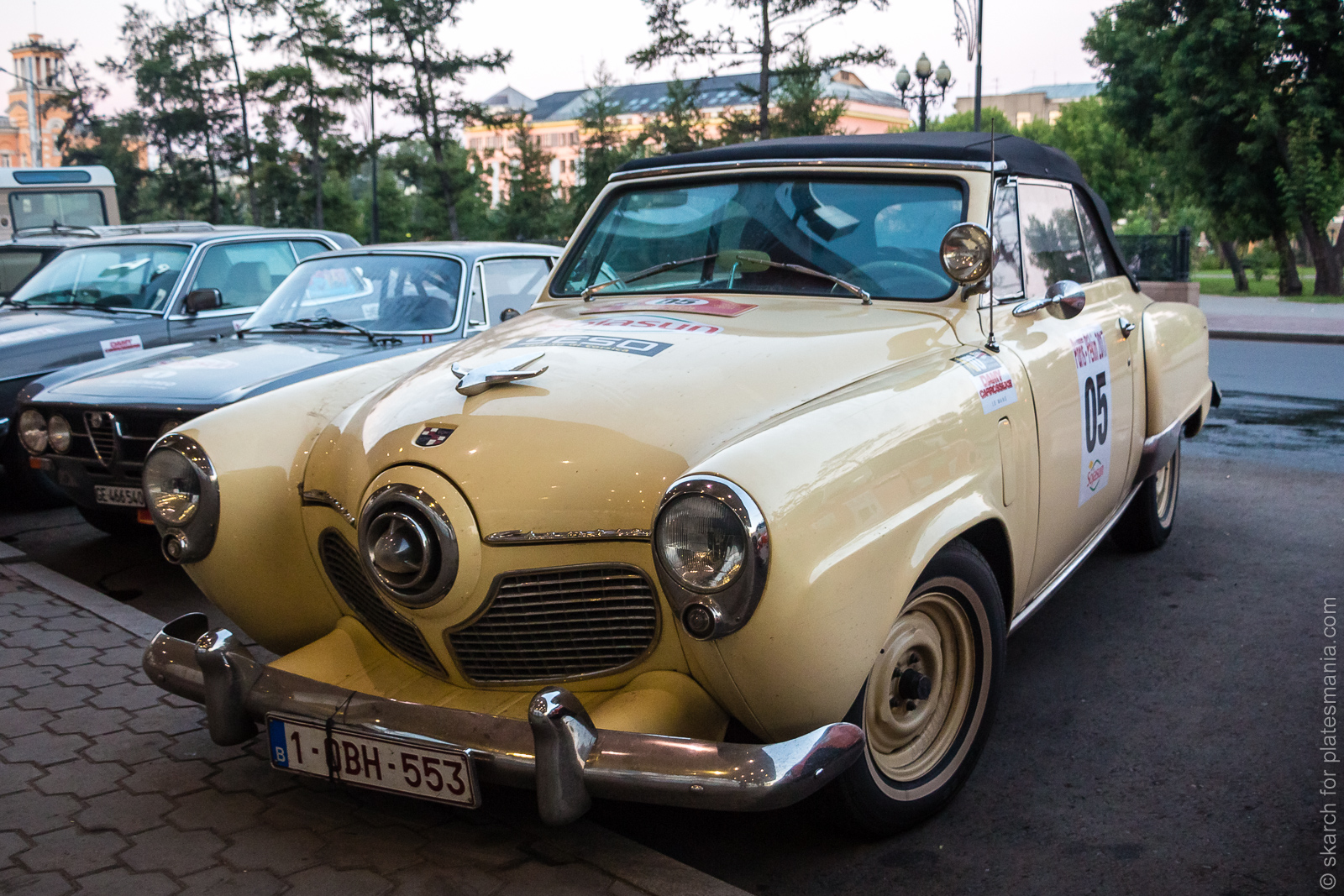 1-OBH-553, Studebaker Champion 3rd gen 1951 Convertible, 3rd facelift, 1950–1951