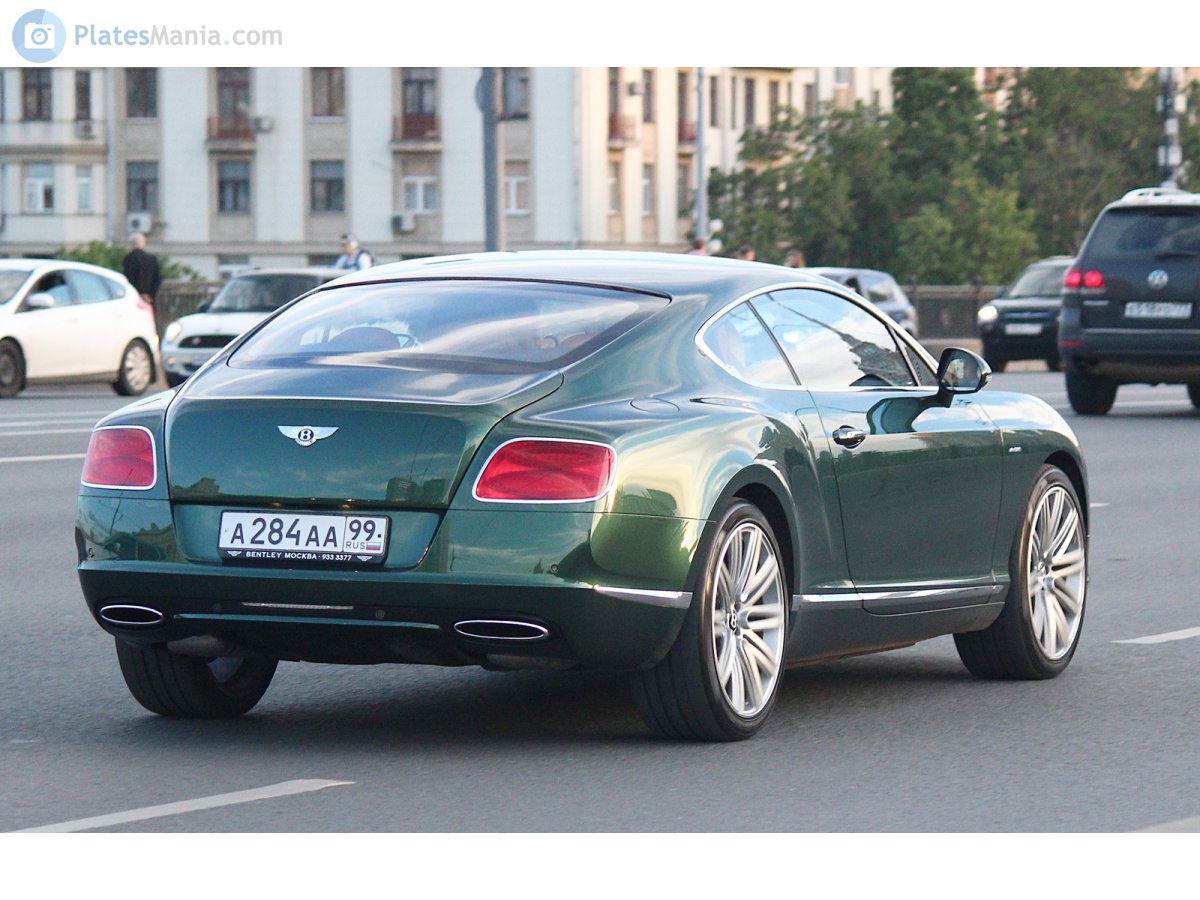 а 284 аа 99, Bentley Continental 5th gen GT, 2011–2018