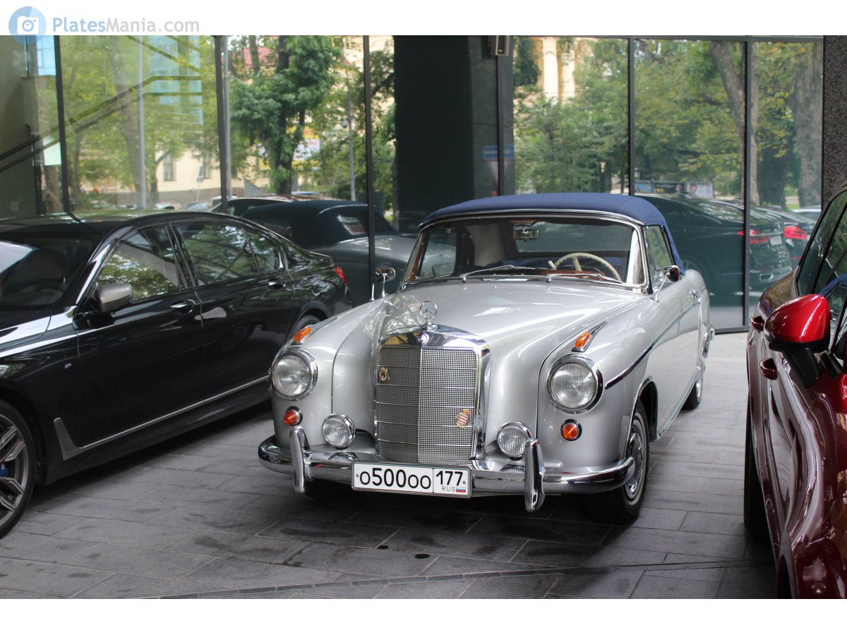 о 500 оо 177, Mercedes-Benz Type 219/220 220S Cabriolet (W180 II), 1956–1959
