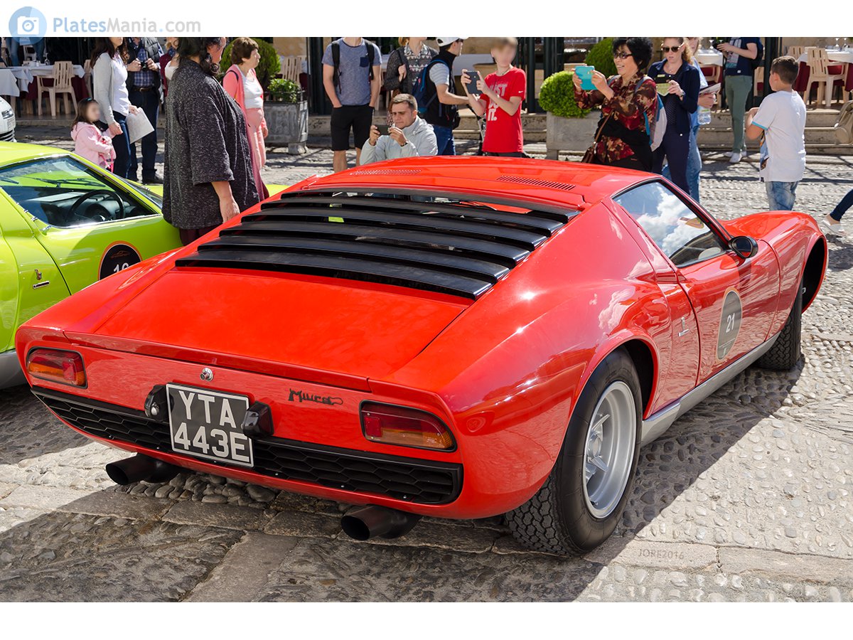 YTA443E, Lamborghini Miura 1st gen, 1966–1973