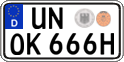 German license plate, Plates for oldtimers (type 