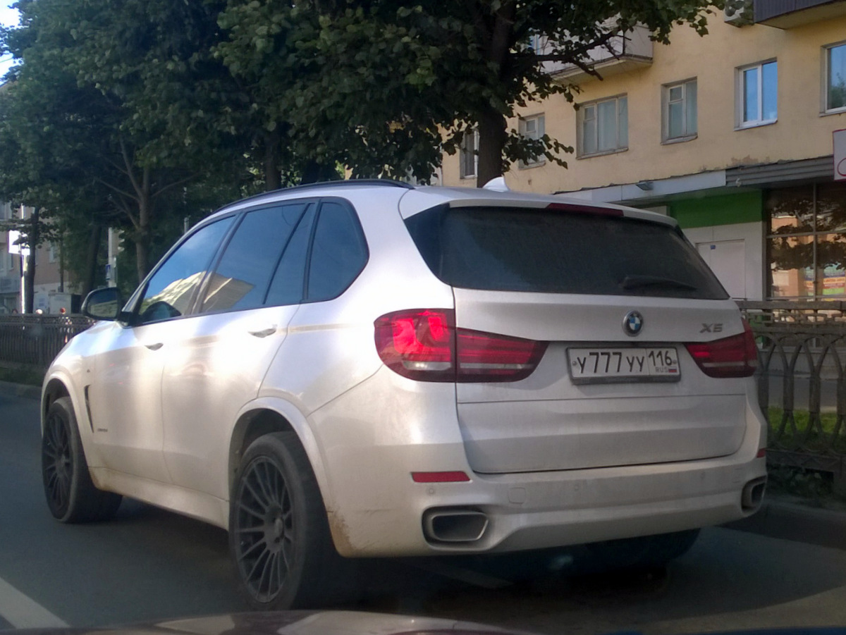 у 777 уу 116, BMW X5 3rd gen (F15), 2013–2018