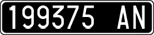 License plate of Italy, Cars (1927 year series)