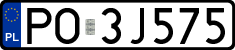 License plates of Poland, Regular car plates