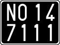 License plate of Italy, Cars (1927 year series)