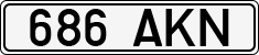 License plate of Estonia, Regular car plates