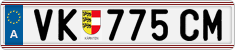 License plate of Austria, Regular plates