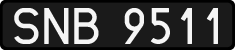License plates of Poland, 1976 year system