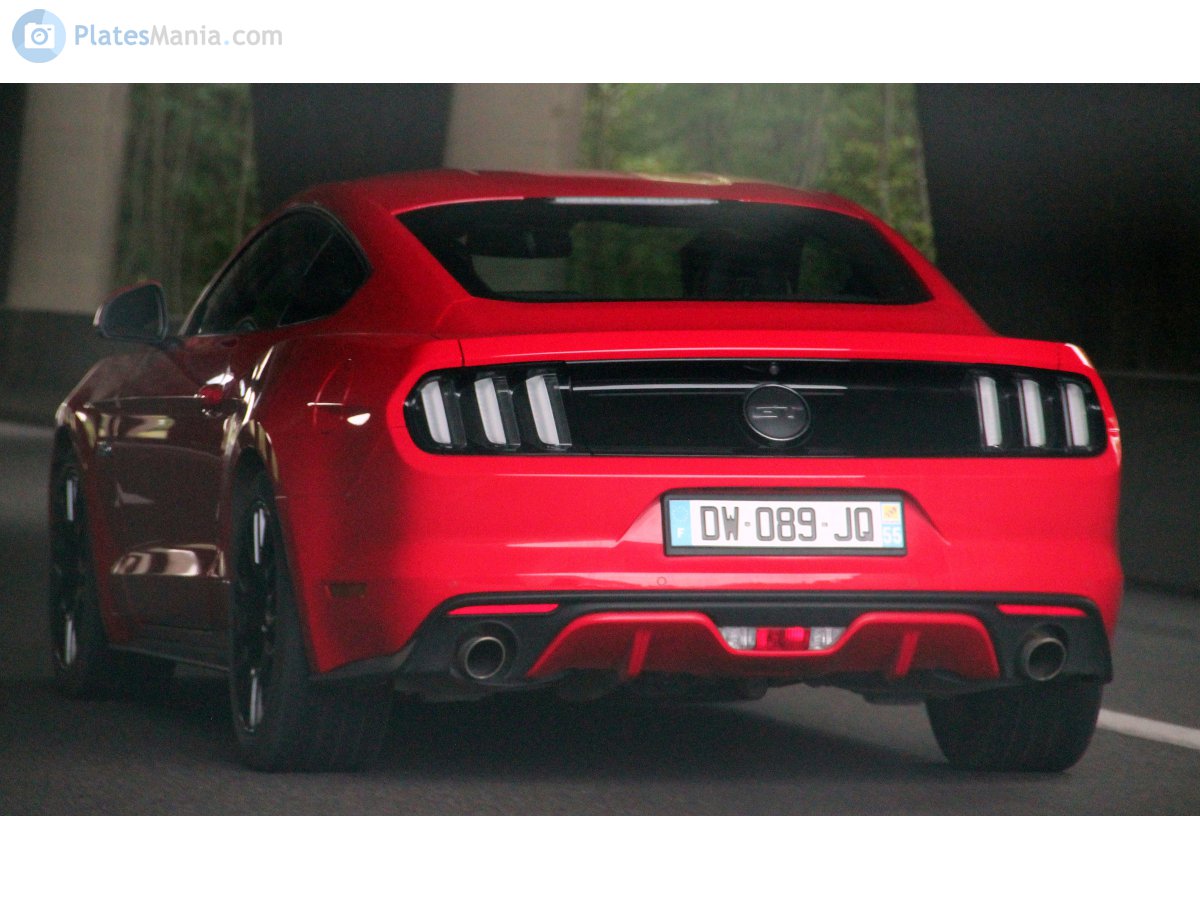 DW-089-JQ, Ford Mustang 6th gen 2-door Coupé (S550), facelift, 2017–2023