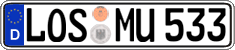 German license plate, Regular plates