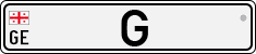 License plate of Georgia, Vanity Plates