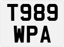 License plate of the United Kingdom, 1983 year system