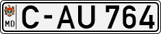 License plate of Moldova, Trailers (1992)