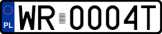 License plates of Poland, Regular car plates