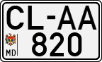 License plate of Moldova, Trailers (1992)