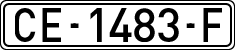 License plates of Spain, 1971 year series
