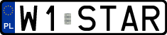 License plates of Poland, Vanity Plates