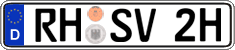 German license plate, Plates for oldtimers (type 