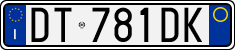 License plate of Italy, Cars (1994 year series)