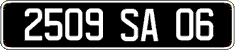 French license plate, FNI