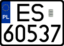 License plates of Poland, Regular car plates