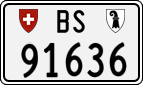 License plate of Switzerland, Cars